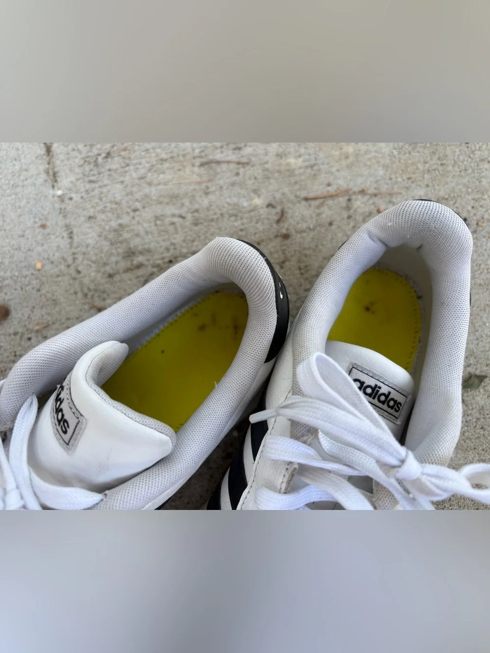 adidas Grand Court Cloud White and Core Black Mens 11
